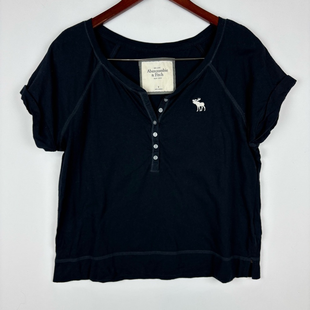 Abercrombie & Fitch‎ Button Front Short Sleeve Shirt